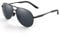 MXNXEU Sonnenbrille Herren Damen Fahrerbrille Polarisierte Unisex Outdoor Klassische Stile(Schwarz Linse Rahmen)