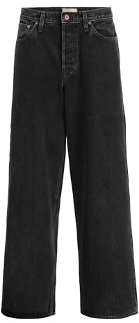 JACK & JONES Wide fit Jeans JJIDAVE JJCOOPER AM 368 NOOS Wide fit Jeans 34, Black Denim, (US) 30 / L34