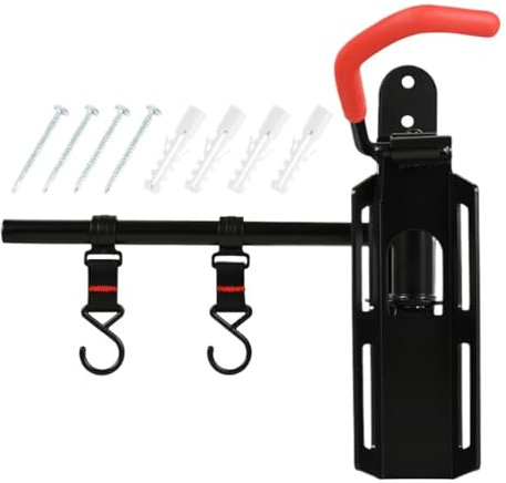 Cycling Wall Rack For Garage, Adjustable Cycling Rack Garage, Space Saving Cycling Holder, Vertical Hanger Hook, Indoor Cycling Rack Hook, Garage Storage Rack, Wall-Mounted Bicycle Rack,