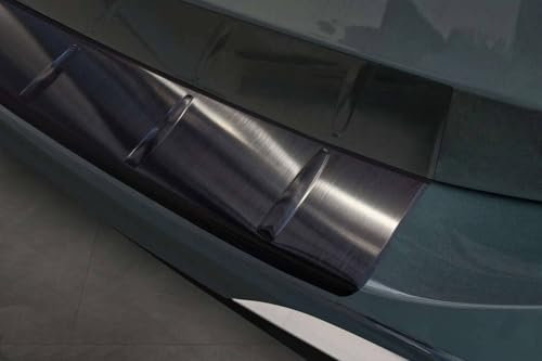 Ladekantenschutz aus Edelstahl in anthrazit mit 3D Abkantung passend für VW Tiguan III ab 2/2024 AZUGA AZ30000061