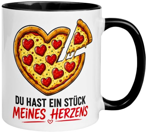 Tasse Liebe | Du hast ein Stück meines Herzens geklaut | Ich liebe Dich | Romantisches Geschenk Verliebte Paare Partner Partnerin Freund Freundin Ehefrau Ehemann Hochzeitstag Jahrestag