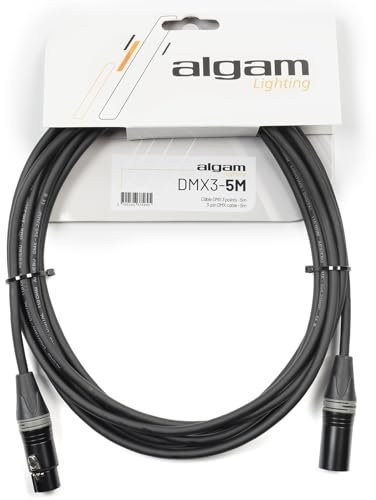 Algam Lighting DMX-Kabel 3-polig, 5 m
