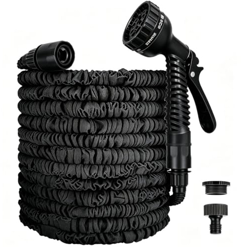 ACOLOMU Garden Hose 50ft, Hose Pipe Expandable, Hosepipes for Garden, Garden Hoses Flexible Stretch Water Hoses for Home Lawn Car with 7 Function Professional Expanding Hoses