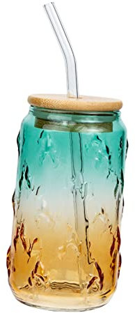 Cabilock Vaso de Transparente Pajilla Taza de Café y Bebidas Diarias Uso Casa y Oficina