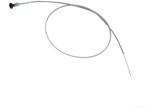 Eawfgtuw Cavo di controllo per attrezzature da giardino, resistente, 160 cm, cavo acceleratore con maniglia da 50 mm per parti di tosaerba