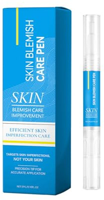 Wipeoff Pen für alle Hauttypen Geeignet, Behandlungsstift an Händen, Körper, Armen und Beinen, Präzisionsspitze zur genauen Anwendung, Schneller und Effektiver, 3ml/0.10FL.OZ