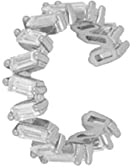 Ohrstulpen-Ohrringe für Frauen, Würfel-Zirkon-Ohrstulpen-Clip-on-Ohrring, kein Piercing, Schmuck