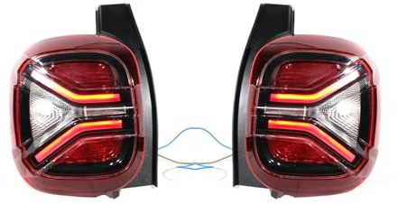Tfkkaw Car Rear Light Assemblies For Dacia For Duster 2 Facelift 2020-2024 LED Tail Light Lamp 265557200R(2pcs)