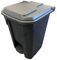 Chabrias Ltd 30 Litre Grey Step-On Waste Bin for Kitchen, Office, Medical, Clinical – Recycling Trash Can for Indoor/Outdoor, Home & Commercial Waste Disposal