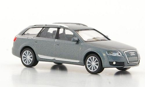 Audi A6 Allroad Quattro, metallic-grau, Modellauto, Fertigmodell, I-Herpa 1:87