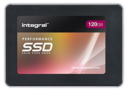 Integral P 120 GB 2.5 inch Solid State Drive (4 SSD, SATA III Drive) - Black
