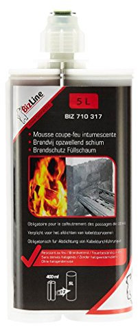 mousse intumescente coupe-feu pour cables 400 ml