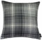McAlister Textiles Angus | Kissenbezug für Sofakissen in Anthrazit Grau | 43 x 43cm | gewobenes Kariertes Tartan Muster | schottischer Landhausstil