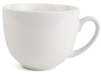 Kaffee-/ Tee-Obertasse aus Porzellan Fine Bone China 240 ml 6er Set