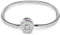 GNOCE Charm Bracelet Sterling Silver 18k Rose Gold Plated DIY Snake Chain Love At First Sight Basic Charm Bracelet With Gnoce Logo Bangle with Clasp (Silver, 18)