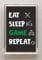 'Clare's Cosmetics' Gaming Fridge Magnet - Eat Sleep Game Repeat - Great Present XBOX, PS4, PS5, Switch