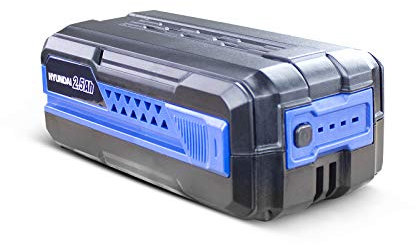 Hyundai HYBAT40LI 2.5Ah Lithium-ion Replacement Battery for 40V Garden Machinery Range, Blue