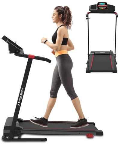 Tapis de Course électrique pour la Maison Pliable 1-2.5PS 12 programmes prédéfinis Écran LCD 1-10km/h 1-12 km/h Modèle 2023 Inclinaison Manuelle à 3 Niveaux (F3600)