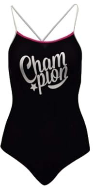 Champion Costume Intero Nero/fucsia 403423 NERO/FUCSIA S