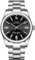 BUREI Uhr Herren Silber Uhren Herren Analog Quarz Armbanduhr mit Edelstahlarmband für Herrenuhr Elegant Klassich Schwarzes Dial