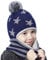 RUIXIA Cagoule Fille Garçon Hiver Bonnet Echarpe Hiver Chaud Bonnet Cache Oreilles doublure Polaire pour Enfant 3-6 ans Chapeaux Tricoté Cache Cou Balaclava pour Ski Snowboard