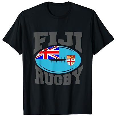 Drapeau Fidji joueur de rugby Sports T-Shirt