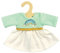 Heless 1065 - Puppenkleidung im Design Rainbow, Kleid mit Regenbogenbestickung für Puppen und Kuscheltiere der Größe 28 - 35 cm