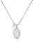 GD GOOD.designs Maria Kette in Silber für Damen - Wasserfest - Madonna Halskette mit kleinem Kreuz Anhänger aus Edelstahl I Größenverstellbar 40+5cm
