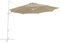 Trendy Sonnenschirm ⌀ 295 cm beige/weiß Polyester Savona II