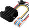 Spannungswandler 24V auf 5V, 12V auf 5V 10A 50W mit Sicherung Wasserdichter und Schnellverbinder Kabelverbinder, 12V to 5V Converter für Autoelektronik Golfwagen Licht (DC 8-40V Eingänge)