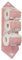 Porta Rotolo Roselline Carta Igienica Organizer Bagno Fiori Accessorio Roses -Cipria