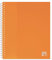OXFORD Lot de 10 Porte fiches bristol A5 School Life 80 vues / 40 pochettes Couverture Polypro Orange