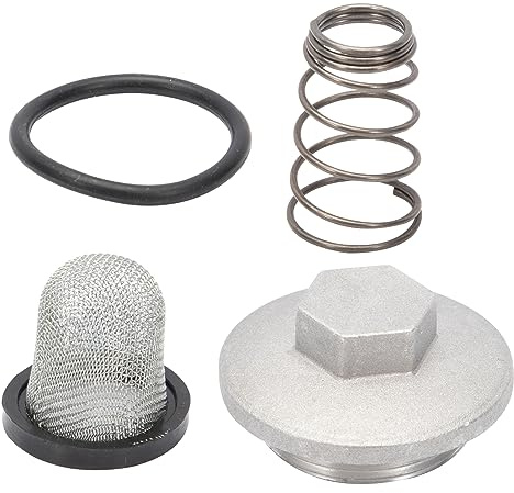 Konuooer Moto Scooter Olio Tappo di Scarico Per 50-150cc GY6 Completodi O-ring + Filtrino + Molla Baotian Benzhou Znen Taotao Moto Set Accessori