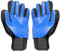 IDEARES Pet Grooming Glove – 2-Pack Left & Right Mitt with 313 Soft Tips | Deshedding Brush for Dogs, Cats, Horses & Rabbits | Gentle Hair Remover & Massage Tool