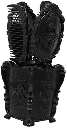 DOITOOL 5pcs Vanity Mirror Comb Set Hairbrush Hair Brush Holder Comb and Mirror Womens Wallets Hair Comb Hand Mirror for Women Round Brush Massage Combs Hair Comb Brush Set