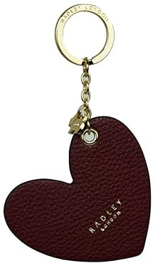 RADLEY Leder Schlüsselanhänger Taschenanhänger Love in Dunkelrot, rot, One size