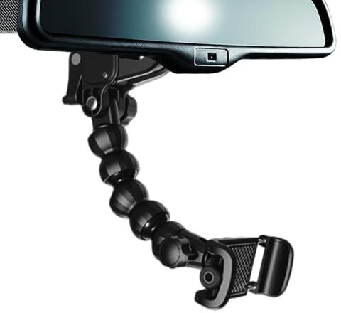 Auto-Rückspiegelhalterung, Rückspiegel-Telefonhalter | 360-Grad-Drehung Auto-Rückspiegel-Telefonhalterung - Anti-Shake-Autotelefonhalterung, GPS-Navigationshalterung für LKW, SUV, Auto