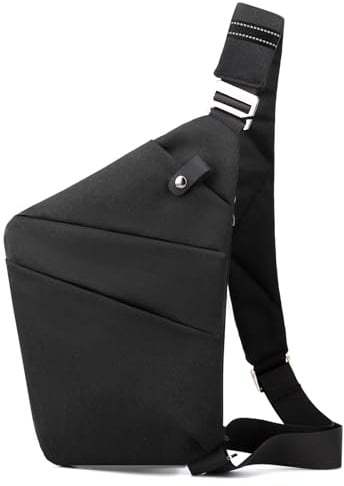 BIRDDIE Schultertasche Herren Sport Umhängetasche Outdoor Diebstahlsichere Tasche Crossbody Verstellbare Umhängetasche für Reisen Wandern und Fahrrad