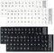 VAEIORP 4 pcs Autocollants de Remplacement pour Clavier Espagnol Autocollants Opaques pour Clavier Espagnol pour Ordinateur Portable Ordinateur de Bureau