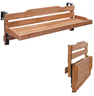 NEONMAN Balkonhängetisch Hängetisch Balkonhängetisch Klappbarer Balkongeländer Tisch Klappbar Hängetisch Balkontisch Zum Einhängen Balkon Tisch Balkontisch Klein Höhenverstellbar Balkonhängetisch(90X2