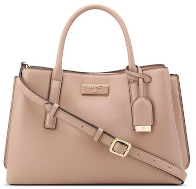 Nine West Damen Leonel Satchel etta, Tote, geldbörse, AVA, Tasche, Designer, Rouge