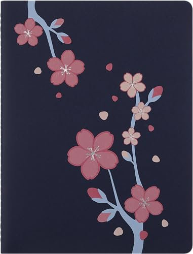 Moleskine Sakura Cahier Journal, Liniert Notizheft, Einband mit Sichtbare Fadenheftungt, 16 Heraustrennbar Blättern, Größe XL 19 x 25 cm