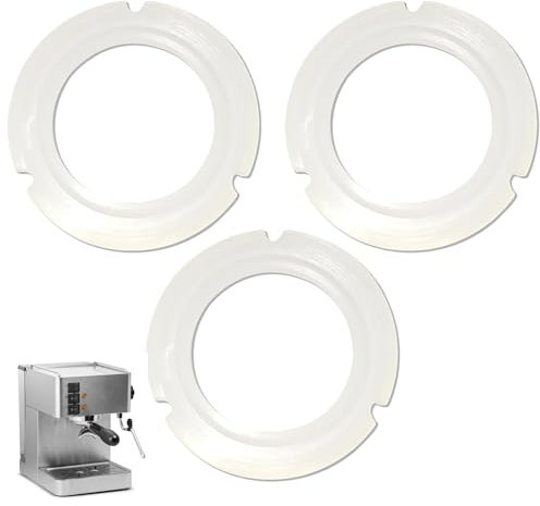 Scettar 3 Piezas Junta Portafiltro Recambio Cafetera,Junta de Silicona de Café Junta Repuestos Portafiltro para Cafetera Anillo de Sellado,Juntas Compatible con Cafetera Cecotec Power Espresso 20