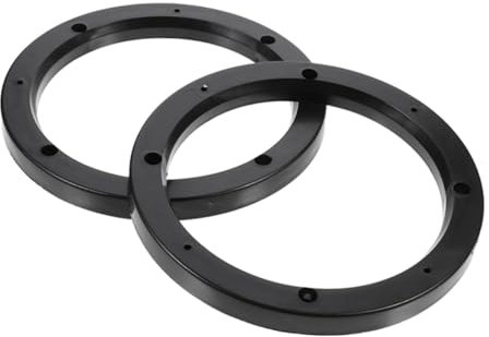 JECOMPRIS 2pcs Hollow Speaker Spacer for Car Audio Modification Easy to Install Speaker Adapter and Portable Design Enhanced Sound Quality for Automotive Systems