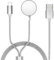 imodomio Fast Charging for Apple Watch Charger 2 in 1 Nylon Braided USB Charging Cable for iPhone and iWatch Charger