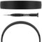 Geekria Plastic Headband Pad Compatible with Beats Studio Pro Headphones, Replacement Band Repair Part (Black)
