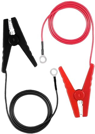 TOYANDONA 2stücke Elektrische Zaun Jump Kabel Mit Clip Für Solarzaunladegeräte Draht Für Verbindung Für Farmzäune Aus Kupfer Und Pp Sicher Und Langlebig