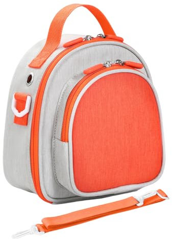 LYEAA Carrying Case for Yoto Mini (2024 Edition) Travel Storage Bag with Strap(Grey) (Grey)