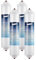 Refrigerator Water Filter，Compatible for Samsung，DA29-10105J， HAFEX/EXP WSF-100 Aqua-Pure Plus，5231JA2010B GE GXRTQR, Water Filter Accessories(4pcs)