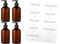 ISOLATECH 4er Set 500ml Badezimmer Seifenspender Flaschen Set mit schwarzer Dosierpumpe - Braune PET Leere Flaschen, Nachfüllbar für Duschgel, Shampoo, Bodylotion - Inkl. 10 Etiketten